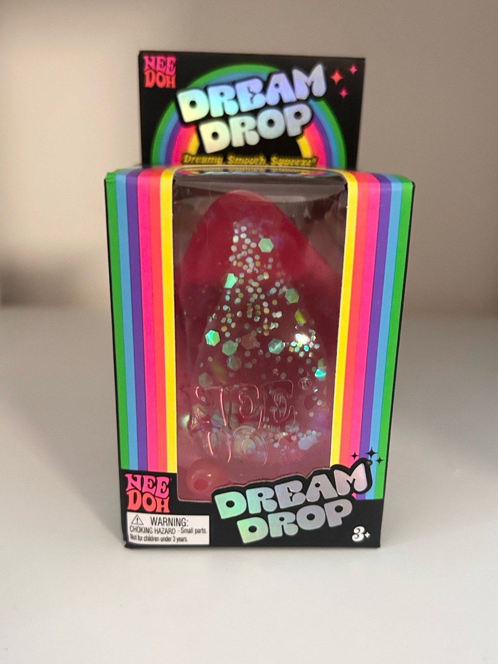 PINK Needoh Dream Drop Squishy